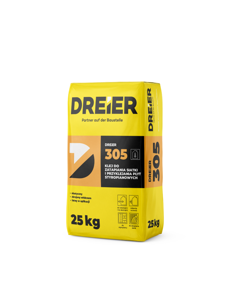 KLEJ DREIER 305 DO SIATKI I STYROPIANU 25KG