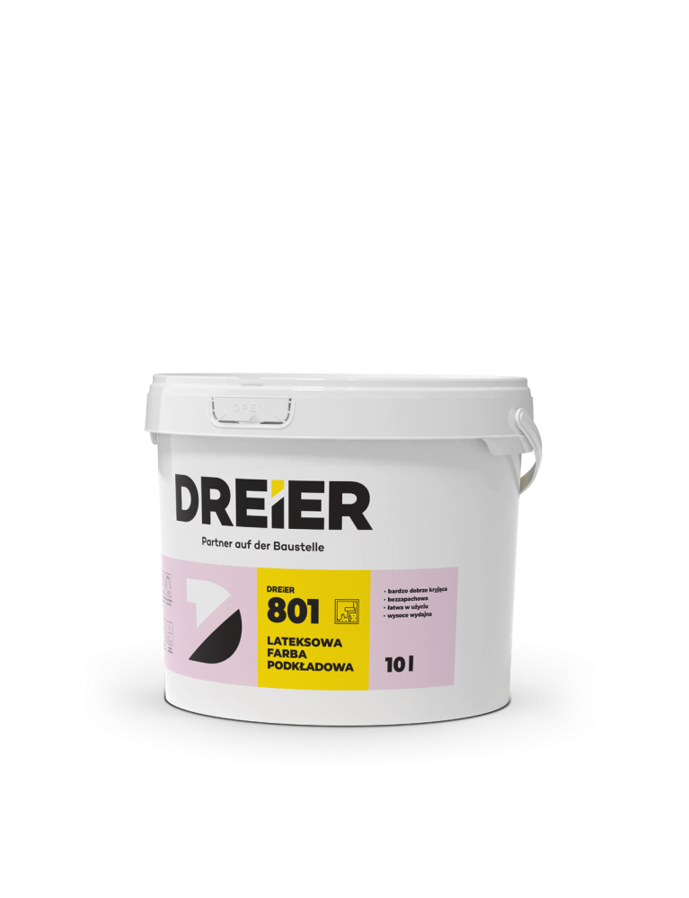 DREIER LATEKSOWA FARBA DO WNĘTRZ 10L