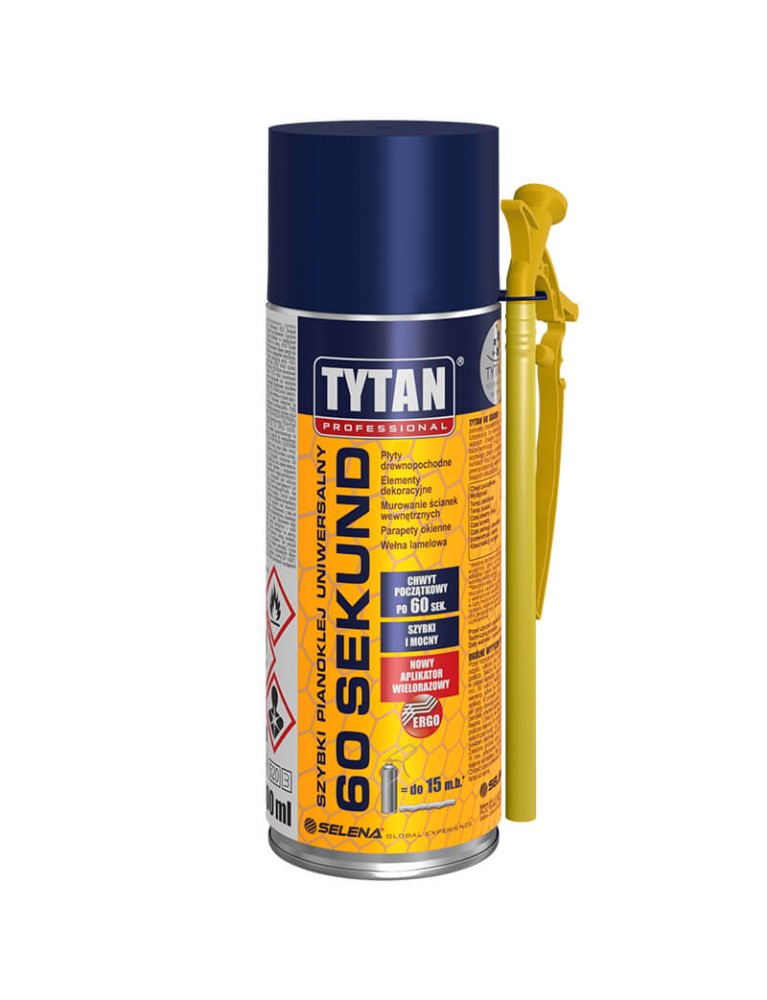 TYTAN 60 SEKUND PIANOKLEJ UNIWERSALNY WĘŻYK 300ML