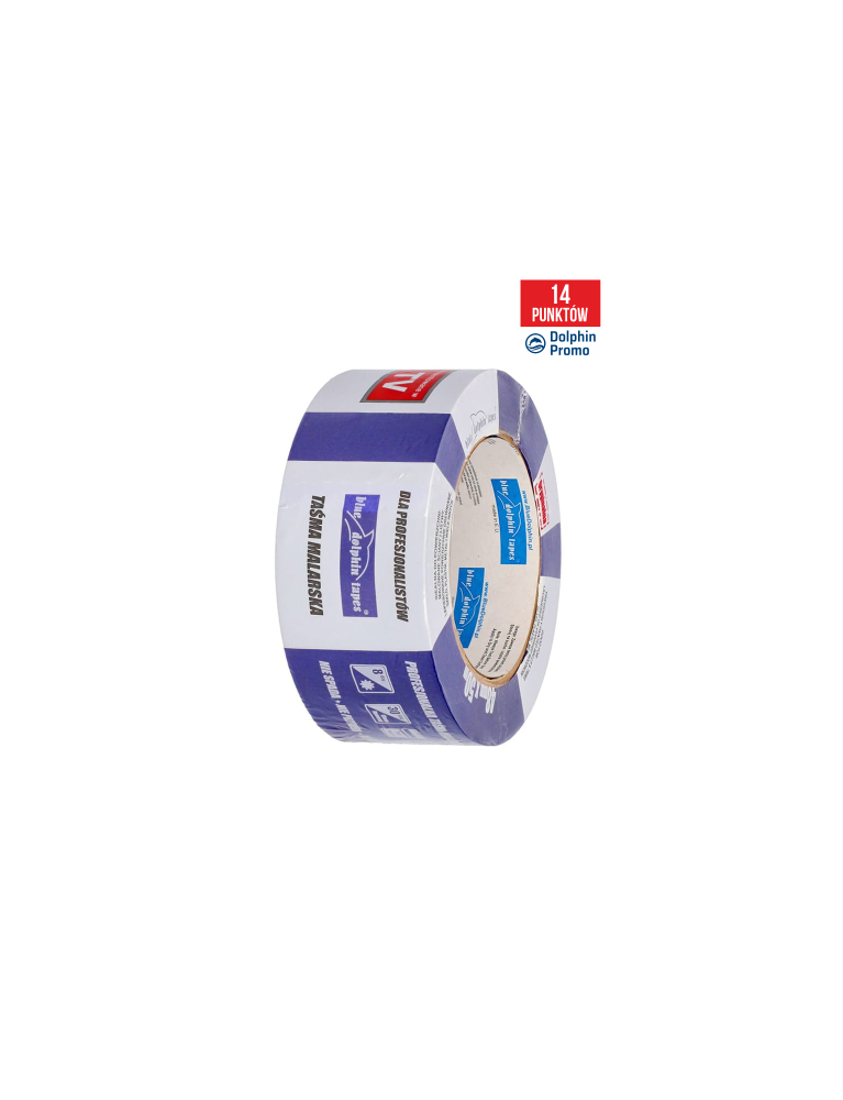 Taśma malarska niebieska Blue Dolphin 48mm x 50m