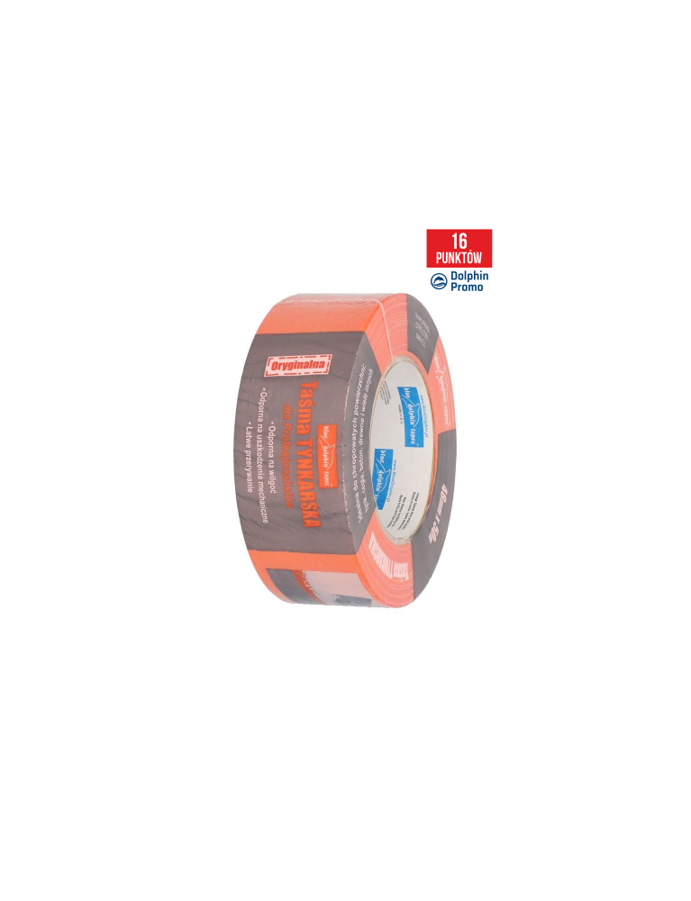 Taśma tynkarska pomarańczowa 48mm x 50m