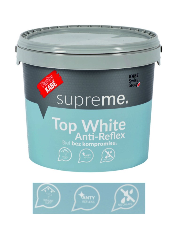 KABE TOP WHITE ANTI-REFLEX 10L